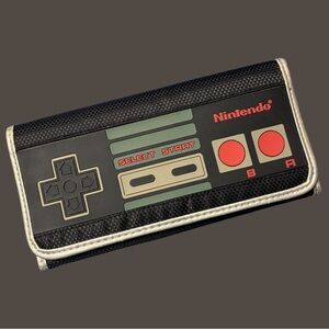 Nintendo Black and Red Controller Wallet